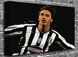 Zlatan Ibrahimovic - Juventus - Sports Football Canvas Art Canvas Print Print Picture Size: (50
