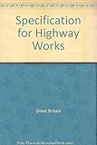 Specification for highway works