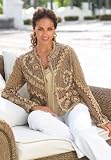 JL Studio? Beaded Crochet Cardigan