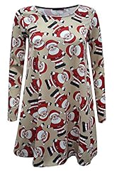 Plus Size Girls Acrylic Flared-Skirt Stretchy Long Sleeves General Print Mini Dress 