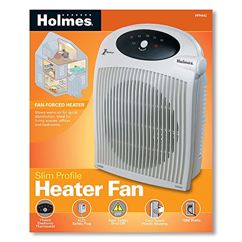 NEW Holmes Heater with 1Touch Control and Bathroom Safe Plug HFH442 UM