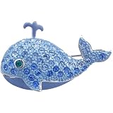 SapphireBlueWhaleSwarovskiCrystalAnimalpinbrooch