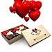 12 pcs Light Brown Chocolate Box With I Love You Engraved In French