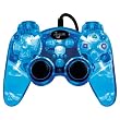 Playstation 3 Lava Glow Wired Controller without Rumble - Blue