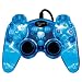 Playstation 3 Lava Glow Wired Controller without Rumble - Blue