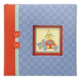 C.R. Gibson Slim Compact Journal Album for Photos, Baby Bots