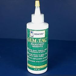 Gem-Tac Permanent Adhesive Glue Cement For Rhinestones