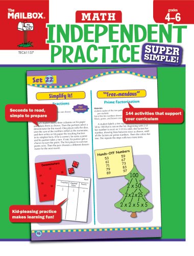 Super Simple Independent Practice: Math (Grs. 4-6)