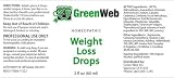 Green Web All Natural Blended HPUS Botanicals Formula with Amino Acids, Oral Weight Loss Drops for Dr Simeons Rapid Weight Loss Diet, 2 fl oz 60ml, 35-40 Day Supply