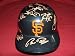 2010 San Francisco Giants Team Autographed Full Size Batting Helmet with 32 Signatures, Proof Photos of the Giants Signing for Us.