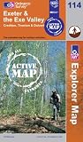 Exeter and The Exe Valley (OS Explorer Map Active) (OS Explorer Map Active)