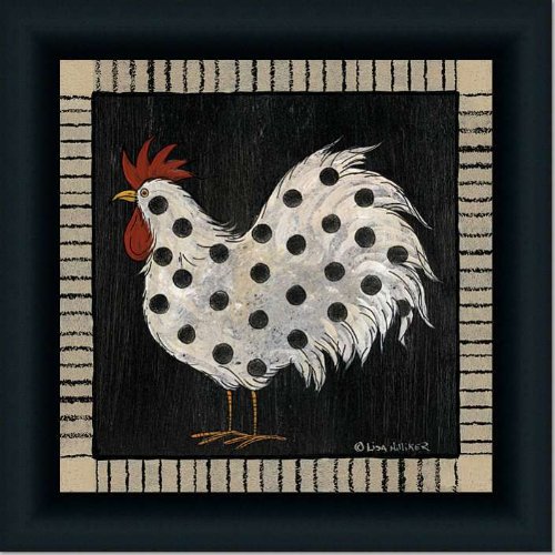 Chicken Polka Dot 4 Folk Art