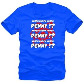 PENNY !? Knock Knock - big bang theory ! T-Shirt Vintage S - XXXL verschiedene Farben