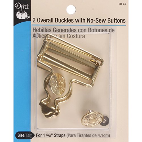 Dritz Overall Buckles Gilt For 1 5/8" Straps Apparel Accessories