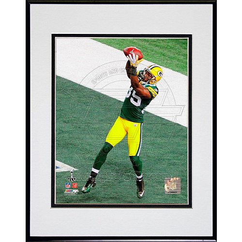 Photo File Green Bay Packers Greg Jennings Super Bowl XLV Framed Photo