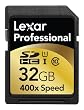 Lexar - Carte M�moire SDHC UHS-I Video HD - Professional 400X Classe 10 - 60Mo/sec -  32Go