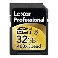 Lexar Professional 400X SDHC Secure Digital Class 10 UHS-I 32GB 32768 MB