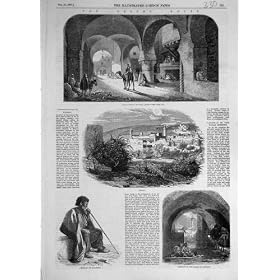 1857 Desert Route Carvanserai Arish Nazareth Beyrout