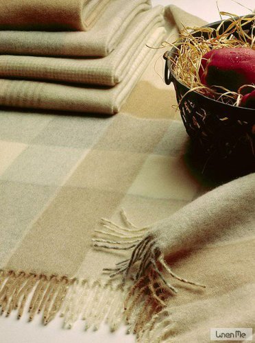 Linen Throw Check Kendy
