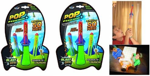 Zing Blast Off Pip Rocketz x 2 pack - BLasts Over 50 Feet!
