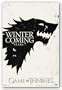 Game of Thrones House Stark Sigil TV Poster Print - 24x36