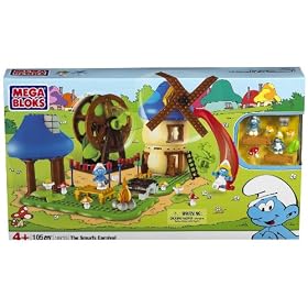 Mega Bloks Smurf Buildable Carnival Playset