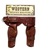 Deluxe Adult Wild West Cowboy Holster Set