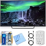 Sony XBR-65X810C - 65-Inch 4K Ultra HD 120Hz Android Smart LED TV Essentials Bundle Includes 65-Inch 4K Ultra HD TV, Cleaning Kit, Micro Fiber Cloth, 2 HDMI Cables and Surge Protector with USB Ports