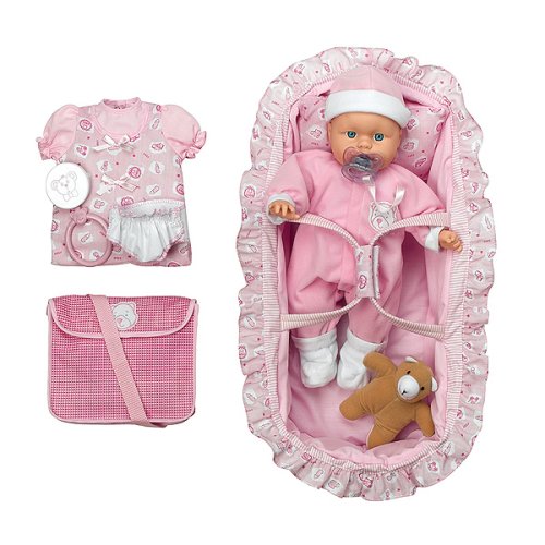 Childrens Toyshop  Toys : Kool Toyz 15" Talking Doll - Caucasian (Pink)