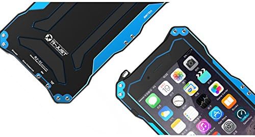 Ainkin® iPhone 6 Case, Protective Powerful Waterproof EXTREME Protection + Front Gorrilla Glass Protector Cover / Full Body Protection Metal Case Cover For iPhone 6 4.7'' With (Blue)