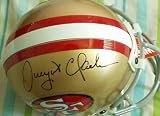 Dwight Clark autographed 49ers authentic throwback mini helmet