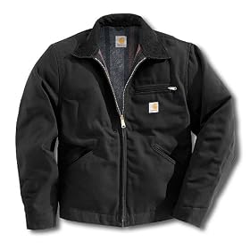 NEW CARHARTT Duck Detroit Blanket Lined Jacket 46 Black by Carhartt