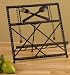 Metal Spoon & Fork Cookbook Easel Stand Book Holder Recipe Card Home Decor