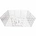 24"H x 24" 10 Panel GoGo Black Epoxy Exercise Pen w/ Door