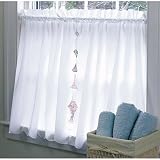 OrleansTiers(Pair)EasyCarePoly/CottonScallopEdgesMachineWash24inLLinen