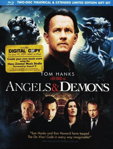Angels & Demons (Two-Disc Theatrical & Extended Limited Edition Gift Set with Leather Journal and Audiobook CD) [Blu-ray] On Sale