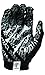 adidas adiZERO 4.0 Adult Football Receiver's Gloves, Black/Black, Medium