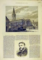 1877 ST MARY'S CATHEDRAL CHURCH TRURO BUILDING LANDELLS