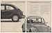 1972 VW Volkswagen Beetle Bug Buy Sell 2-Page Print Ad