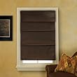 Fabric Roman Shade - Brown