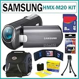 Samsung HMX-M20 High Definition 1080p Camcorder with 2.7-inch Touch Screen and 12x Intelligent Zoom + Accessory Kit