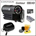 Contour 1300 1080p Contour HD Wearable Helmet Camcorder With Extreme HD 8 GB SD And Contour Carrying Case Bundle