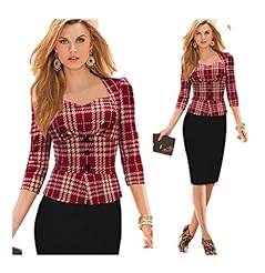 Long Sleeves Cotton Knee Length Short Sheath Vintage Club Dress/Evening Dress/Prom Dress/Party Dress/Wedding Dress 