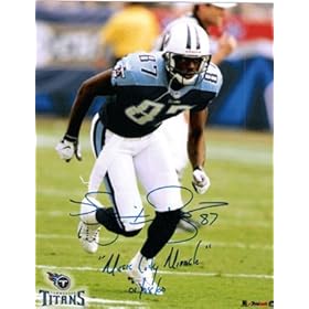  Kevin Dyson signed Tennessee Titans 8x10 Photo w/Music City Miracle