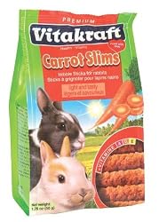 Vitakraft Rabbit Carrot Slims, 1.76-Ounce Pouch
