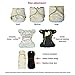 Night Fitted Cloth Diaper Hemp/Cotton & Stay-Dry Charcoal Bamboo (Pack of 1)