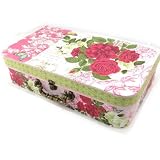 Valisette "Jardin Botanique" rouge rose