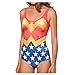 One Piece Wonder Woman Cape Suit Swimsuit