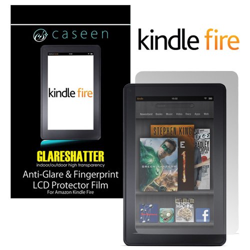 caseen-2x-GLARESHATTER-AntiGlare-Screen-Protectors-for-Amazon-Kindle-Fire-NonHD-1st-Generation