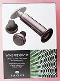 BAR CRAFT WINE PRESERVER WITH VACUUM PUMP AND SEALERS